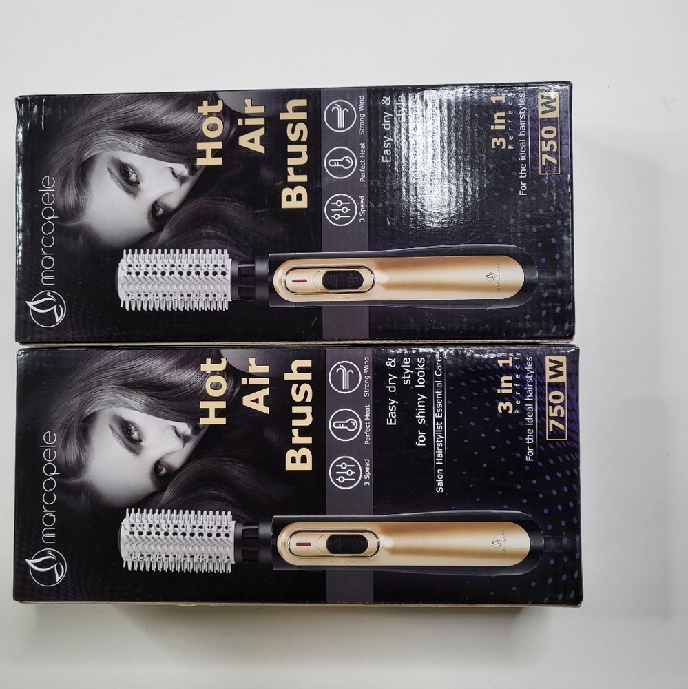 (2Pk) Marcopele 3 in 1 Hot Air Brush